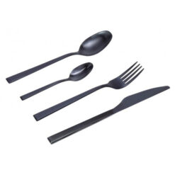 Cryspo Trio Σετ Μαχαιροπίρουνα Ανοξείδωτα Durable Black