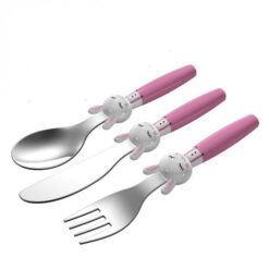 Cryspo Trio Παιδικό Σετ Μαχαιροπίρουνα Bunny