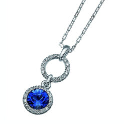 Oliver Weber Κρεμαστό Κόσμημα More Rhod. Sapphire 11148 206