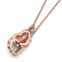 Oliver Weber Κρεμαστό Κόσμημα Chain Fond Rosegold Crystal 11615RG