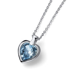 Oliver Weber Κρεμαστό Κόσμημα Heart Small RH CRY Aqua 12158R 202