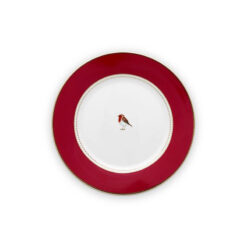 Pip Studio Πιάτο Love Birds Κόκκινο 26,5cm