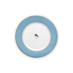 Pip Studio Πιάτο Love Birds Μπλε 21cm