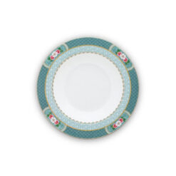 Pip Studio Βαθύ Πιάτο Blushing Birds Blue 21.5cm - 51001204