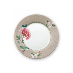 Pip Studio Πιάτο Blushing Birds Χακί 21cm - 51001211