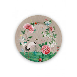 Pip Studio Πιάτο Blushing Birds Χακί 32cm - 51001214