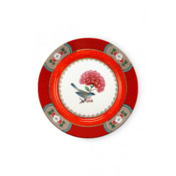 Pip Studio Πιάτο Blushing Birds Κόκκινο 17cm - 51001216