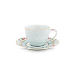 Pip Studio Φλυτζάνι Espresso Blushing Birds Λευκό 120ml - 51004080