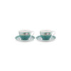Pip Studio Σετ με 2 Φλυτζάνια Blushing Birds Μπλε 280ml - 51004085