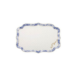 Pip Studio Δίσκος Σερβιρίσματος Royal White Collection 26x18cm