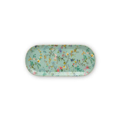 Pip Studio Πιατέλα Jolie Flowers Μπλε 33,3x15,5cm