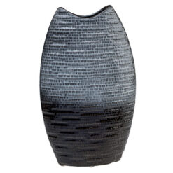 HFA Βάζο Grey Fusion Οβάλ Κεραμικό 34.6cm