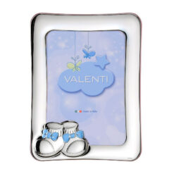 Valenti 73104/4LC Ασημένια Παιδική Κορνίζα 13 x 18 cm