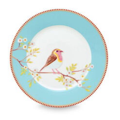Πιάτο Πρωϊνού Floral Early Bird Μπλε 21 cm
