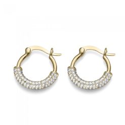 Oliver Weber Σκουλαρίκια -Earring Loop RH CZ-22993G