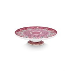 Pip Studio Πλατό Γλυκών Flower Festival - Dark Pink