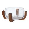 Cryspo Trio Σαλατιέρα Acacia γυαλι - 65.000.221