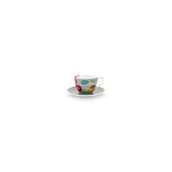 Pip Studio - Cup and Saucer Blooming Tales Fantasy Blue